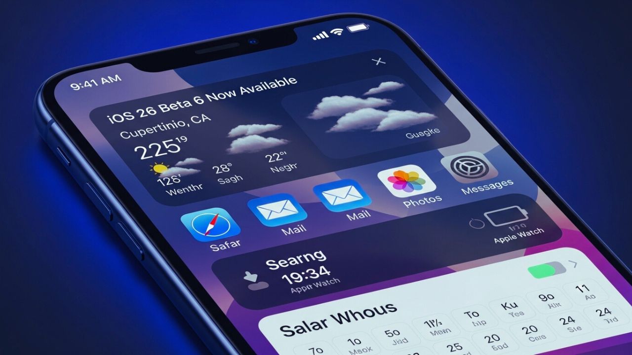 iOS 26 beta 6