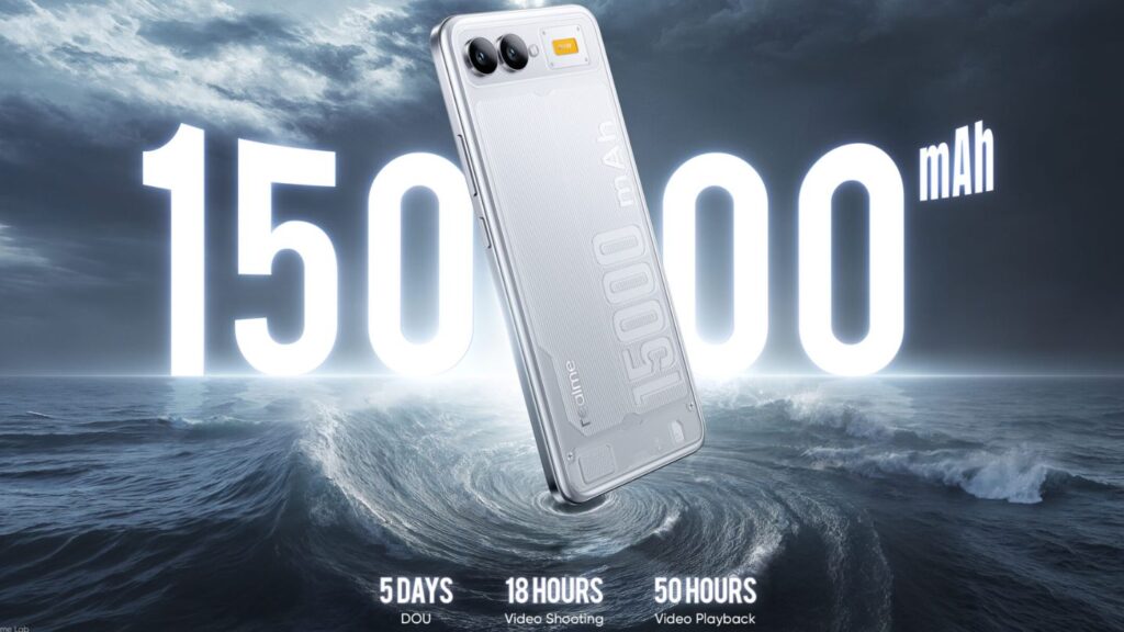 realme 15000 mah battery phone: